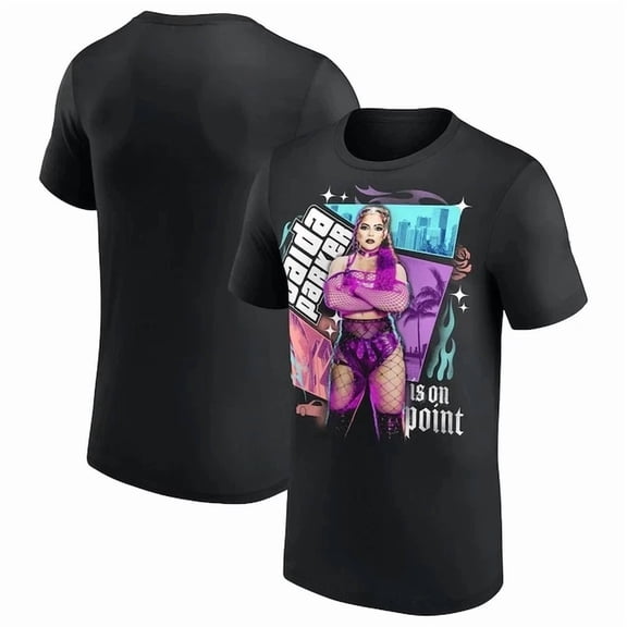 Wwe Jaida Parker Black T-shirt , Wrestling Super Star