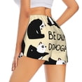 thumbnail image 3 of Disketp Panda Doing Yoga Print Women's Shorts Workout Shorts for Athletic Gym Running Shorts with Phone Pockets Small, 3 of 8