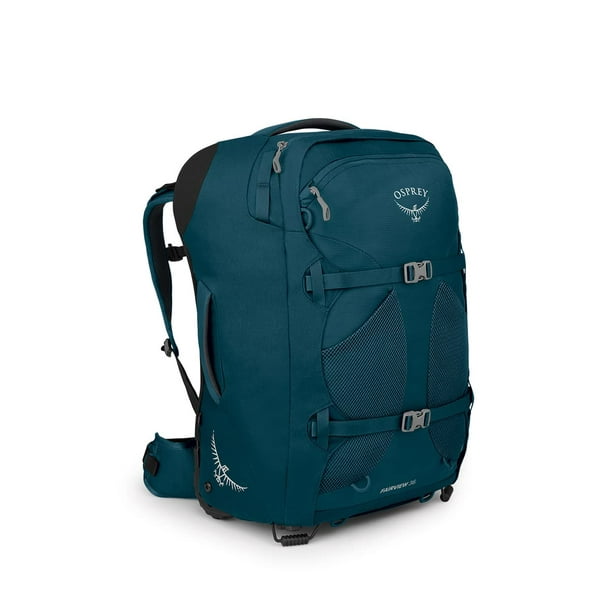 Paquete de viaje con ruedas Osprey Fairview 36L para mujer - Azul