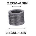 thumbnail image 2 of LSLJS Bague de Décompression Double Rotative Extérieure Pliable Mode Portable Télescopique en Acier Inoxydable, Ustensiles de Cuisine & Gadgets, 2 of 2
