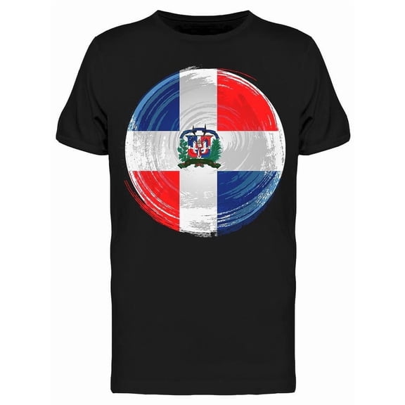Circled Dominican Republic Flag Tee Men's -Image by Shutterstock