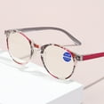 thumbnail image 3 of Round Reading Glasses Presbyopic Glasses Spring Hinges Readers Blue Blocking Light, 3 of 4