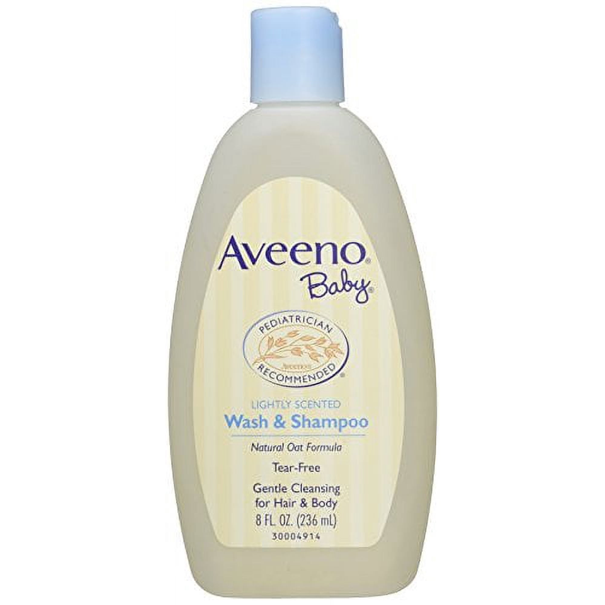 AVEENO Baby Wash and Shampoo 8 oz (4 Pack)