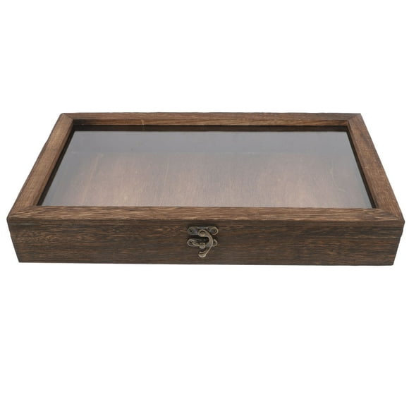 Butterfly Shadow Box Wooden Box With Clear Top Specimen Display Case Frame Insect Showcase Jewelry Storage Tray Pine Wood Keepsake Box Home Decor