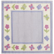 SAFAVIEH Kids [TODO] Area Rug, Lavender/Multi, 5' x 5' Square