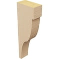thumbnail image 5 of 2"W x 4"D x 12"H Thin Garner Rough Cedar Woodgrain TimberThane Corbel, Primed Tan, 5 of 6