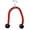 Red, variant on qibylift 27 Inch Nylon Tricep Rope Cable Machine Attachment with Rubber End Caps