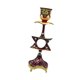 thumbnail image 5 of Candelabro de metal, adorno decorativo de estilo europeo, soporte para velas para centro de mesa, decoración para comedor, aniversario, 5 of 9