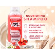 Vo5 Moisture Milks Strawberries And Cream Moisturizing Shampoo 15 Oz, 2 Pack