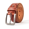 thumbnail image 1 of Minnieouse Cinturones de hombre Hebilla de aleación Adultos Cintura de cuero Pantalones vaqueros Cintura a juego para la decoración del banquete Ropa, zapatos y accesorios Miscelánea Marrón Rojo/110cm, 1 of 6