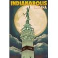 thumbnail image 3 of Indianapolis, Indiana, Soldiers' and Sailors' Monument and Moon (100% Cotton Canvas Reusable Tote Bag), 3 of 3