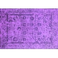 thumbnail image 1 of Ahgly Company Indoor Rectangle Oriental Purple Industrial Area Rugs, 7' x 9', 1 of 4