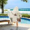 thumbnail image 3 of Yayeee Kids Hooded Towels Toddler Soft Absorbent Beach Bathing Wrap 50" x 23.5", Cowboy Pattern, 3 of 5