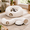 Cream White-Round, variant on Bubble Round Cat Tunnel For Indoor Cats Cream White