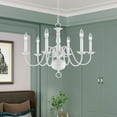 thumbnail image 5 of Livex Lighting Williamsburgh Chandelier in White, 5 of 15