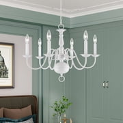 Livex Lighting Williamsburgh Chandelier in White