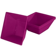 Mainstays Plastic Bowl, Fuschia, 4pk