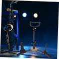 thumbnail image 4 of CIMAXIC Black Foldable Saxophone Rack Stable Saxophone Stand for Alto and Tenor Sax Players, 4 of 8