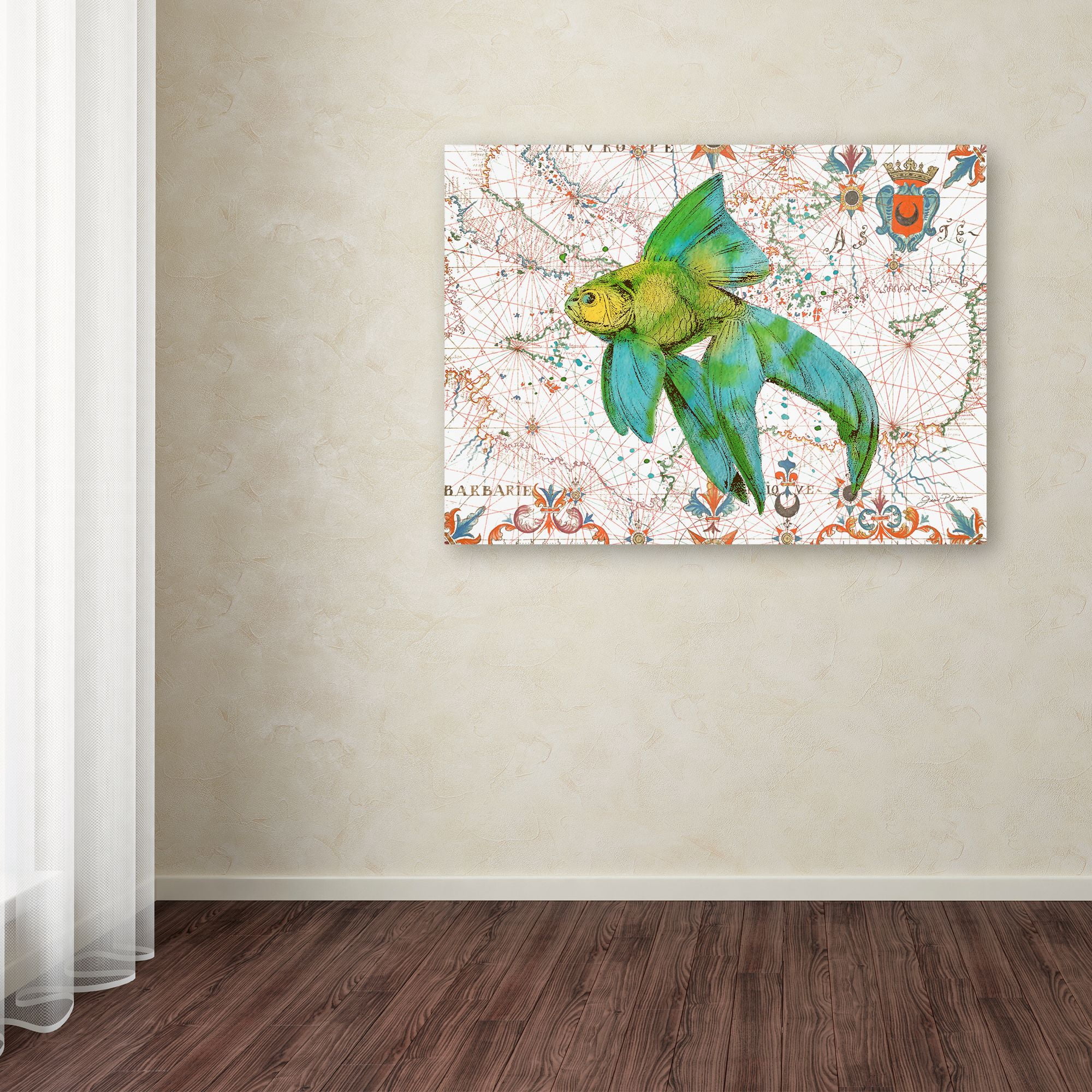 Trademark Fine Art 'Nautical Treasures 5' Canvas Art by Jean Plout