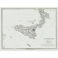 thumbnail image 2 of Chapman 32x26 White Modern Wood Framed Museum Art Print Titled - Southern Ancient Italy - Chapman 1830, 2 of 4