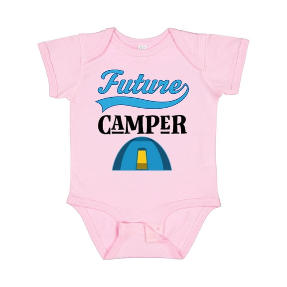 Inktastic Camping Future Camper Boys or Girls Baby Bodysuit