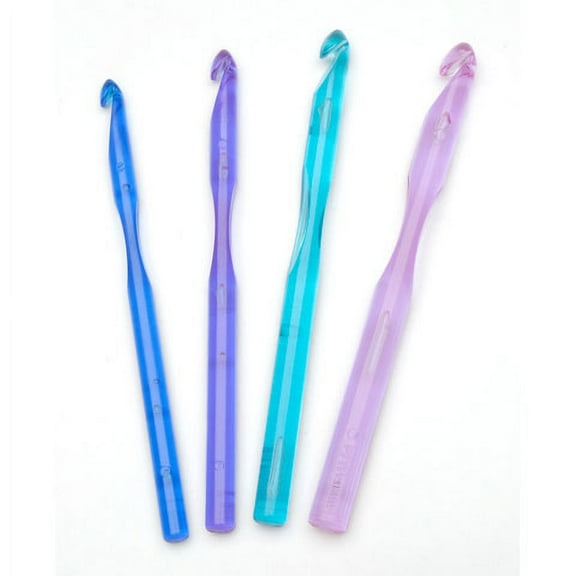 Crochet Hook Set Acryl L11 M13 N15 P16