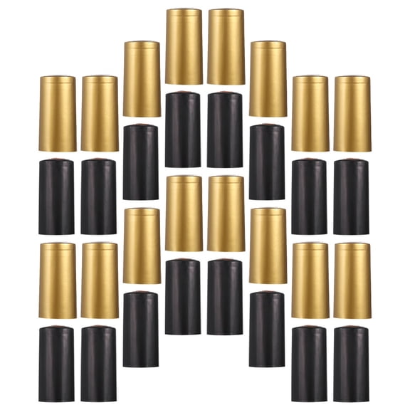 PAMINGONO Assorted Color PVC Shrink Wrap Bottle Seals, 200 Pieces for Secure Packaging and Bottling