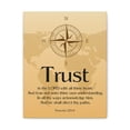 thumbnail image 1 of Scripture Walls Compass Brown Proverbs 3:6 Bible Verse Chapter Canvas Christian Wall Art Ready to Hang Unframed, 1 of 6