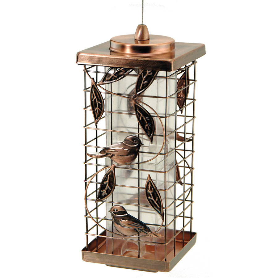Caged Tube Feeder Squirrel Feeder