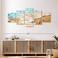 thumbnail image 3 of Elephant Stock Starfish On Sandy Beach Wall Art - Horizontal Multi Panel Canvas - Living Room Wall Decor - Beach Multi Panel - Brown And Blue Decor - 55" x 24", 3 of 8