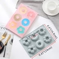 thumbnail image 2 of PENGXIANG 2Pcs Donut Baking Mold Silicone Donut Pan Donut Mold for Cake, Pudding, Chocolate,, 2 of 7