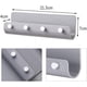 thumbnail image 2 of Wall Mounted Key Holder Modern Mail Holder Key Storage Rack Box Organizer Bar Holder With Wall Self Adhesive Tape And 4 Key Hooks For Key Storage (whi, 2 of 5