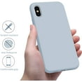 thumbnail image 4 of Liquid Silicone Gel Rubber Full Body Protection Shockproof Case for iPhone Xs/iPhone X，Anti-Scratch&Fingerprint Basic-Cases，Compatible with iPhone X/iPhone Xs 5.8 inch (2018), (Baby Blue), 4 of 14