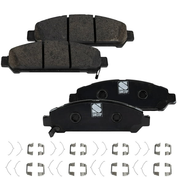 Brake Pad Set Compatible with 2009-2015 Toyota Venza 6Cyl 4Cyl 3.5L 2.7L Front