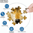 thumbnail image 5 of 500pcs Wolf in Sheep' Clothing Jigsaw Puzzle Suitable for Adults, Wolf-Themed Cardboard Brain with Wolf Sheep Pieces, Portable DIY Gift for Couples, Families, Birthday/New Year Challenge, High-Qua, 5 of 9