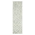 thumbnail image 2 of SAFAVIEH Casablanca Elvan Abstract Geometric Shag Area Rug, Blue/Ivory, 9' x 12', 2 of 4