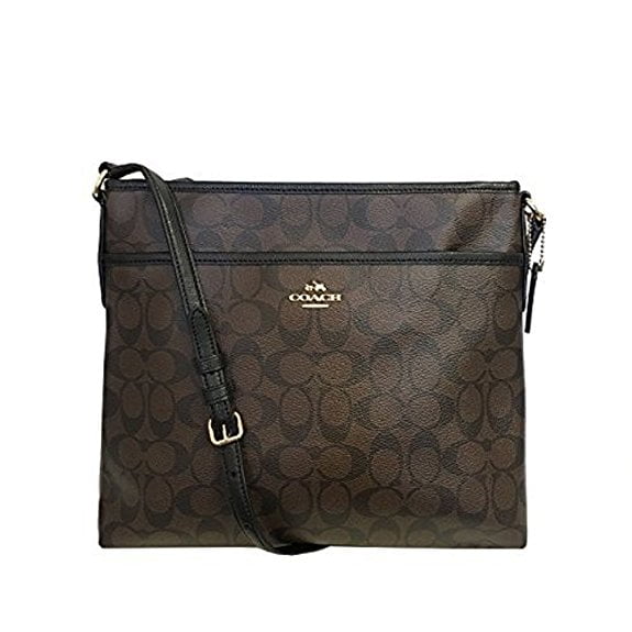 coach signature file crossbody messenger bag f58297