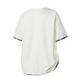 thumbnail image 4 of IhhxPro Men's Short Sleeve Button down Shirt Oversized Sport Tee Moisture-Wicking Quick Dry Plaid Trim T-Shirt M-3XL, 4 of 4