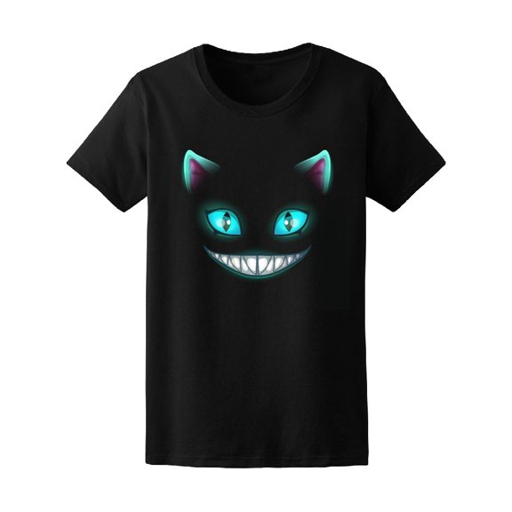 Fantasy Scary Smiling Cat Face Tee Men's -Image by Shutterstock