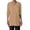 Khaki, variant on Dual Chest Patch Pocket Linen Tunic Blouse Adjustable Slit Cuff Curved Hem Solid Loose Casual Top for Women Spring Summer Daily Office Wear S-3XL