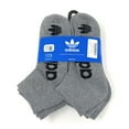 thumbnail image 2 of Adidas Men's Originals Trefoil 6 Pack Low Cut Socks, (Shoe Size 6-12) (Grey), 2 of 2