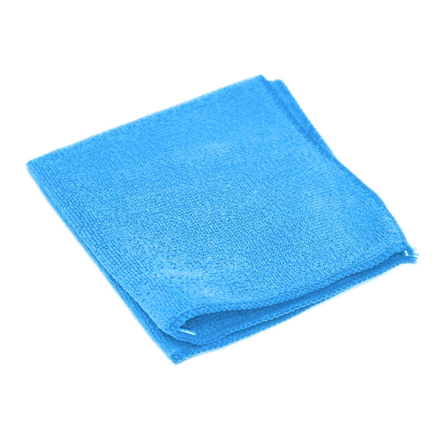 Etienne Alair Super Soft Microfiber Cleaning Cloth - Set of 24 Blue Washcloths - 12 x 12 Inches