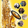thumbnail image 1 of Soprano Sax Mute Ring Universal Beginner Music Instruments Solid Color Muting Hoop Playing Practicing Silence Dampener Wind Instrument Accessory, 1 of 9