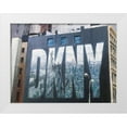 thumbnail image 1 of Braithwaite, Bruce 18x14 White Modern Wood Framed Museum Art Print Titled - DKNY mural, 1 of 4