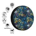 thumbnail image 4 of Yiaed Halloween Elements Print Tire Wheel Cover, Waterproof Spare Tire Cover Fit for Jeep, Truck,Trailer, RV, SUV, Camper and Most Vehicle-17 inch, 4 of 6