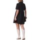 thumbnail image 3 of INSPIRE CHIC Vestido Mini de Jean con Cuello y Botones de Manga Corta para Mujeres L Negro, 3 of 6