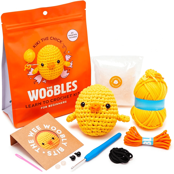 TUWAFE Crochet Kit for Beginners-Easy Arts and Crafts Knitting&Crochet Animals Kit As Seen on Shark Tank Complete Crochet Kit
