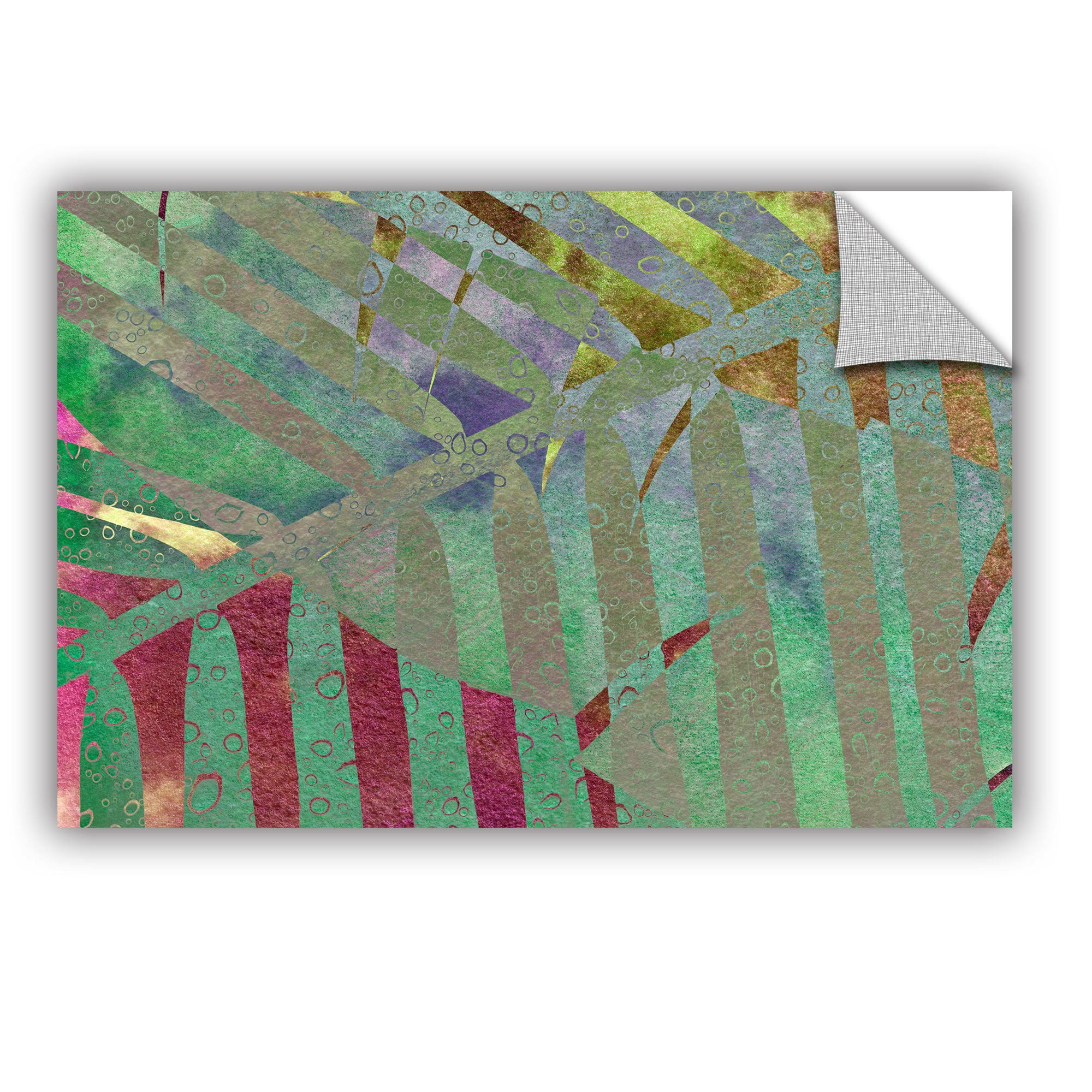 ArtAppealz Cora Niele "Leaf Shades II" Removable Wall Art