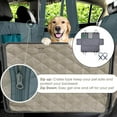 thumbnail image 3 of destyer Pet Car Back Seat Covers Dog Carrier 54x58inch with Mesh Viewing Window, 3 of 9