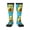 3 Black, variant on Avocado with Glasses Print Thigh High Socks Extra Long Stretchy Sock Women Over Knee High Opaque Stocking Daily Wear